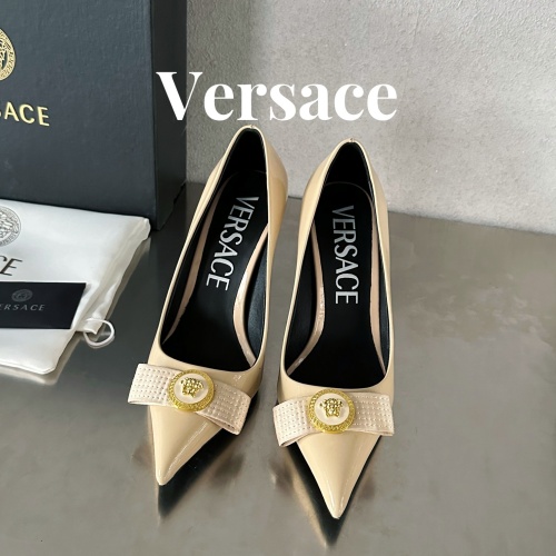 Replica Versace High-Heeled Shoes For Women #1174795 $118.00 USD for Wholesale