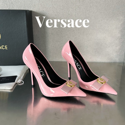 Replica Versace High-Heeled Shoes For Women #1174796 $118.00 USD for Wholesale