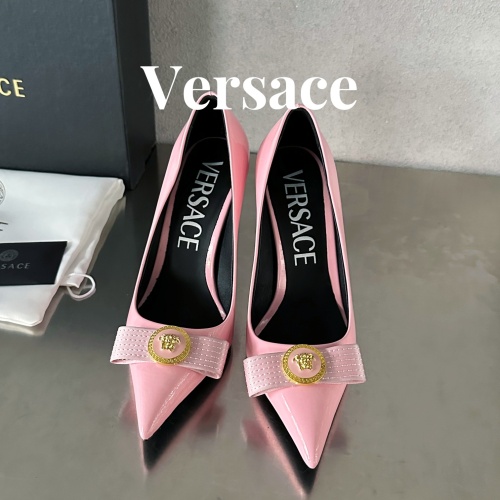 Replica Versace High-Heeled Shoes For Women #1174796 $118.00 USD for Wholesale