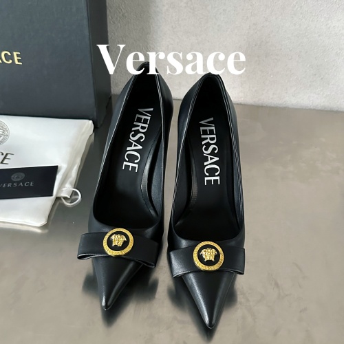 Replica Versace High-Heeled Shoes For Women #1174799 $118.00 USD for Wholesale