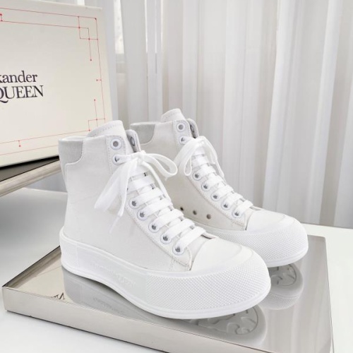 Alexander McQueen High Tops Shoes For Men #1174895, $98.00 USD, [ITEM#1174895], Alexander McQueen High Tops Shoes