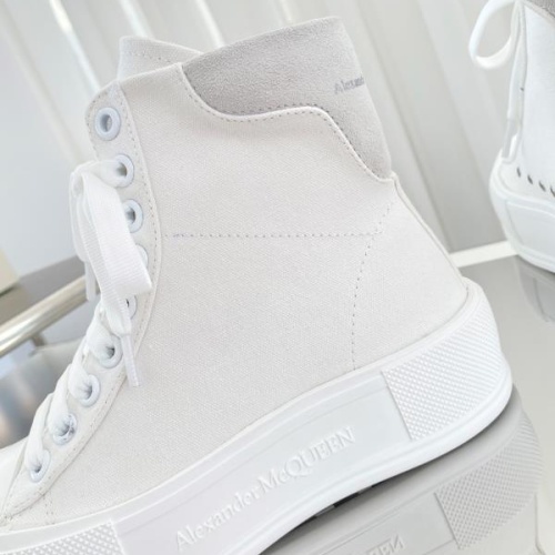 Replica Alexander McQueen High Tops Shoes For Men #1174895 $98.00 USD for Wholesale