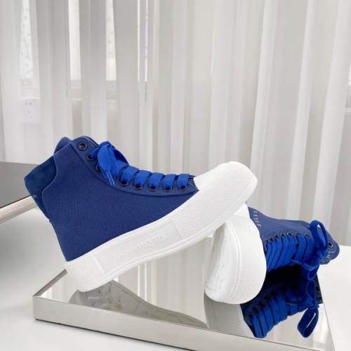 Replica Alexander McQueen High Tops Shoes For Women #1174900 $96.00 USD for Wholesale