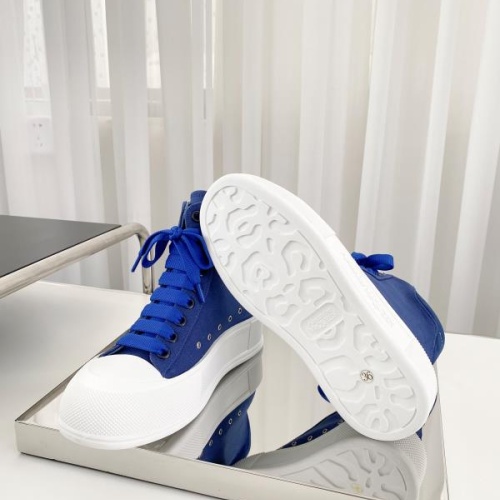 Replica Alexander McQueen High Tops Shoes For Women #1174900 $96.00 USD for Wholesale