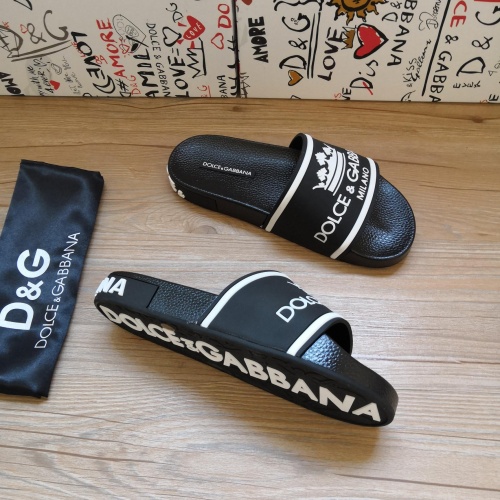 Replica Dolce & Gabbana D&G Slippers For Women #1177214 $48.00 USD for Wholesale