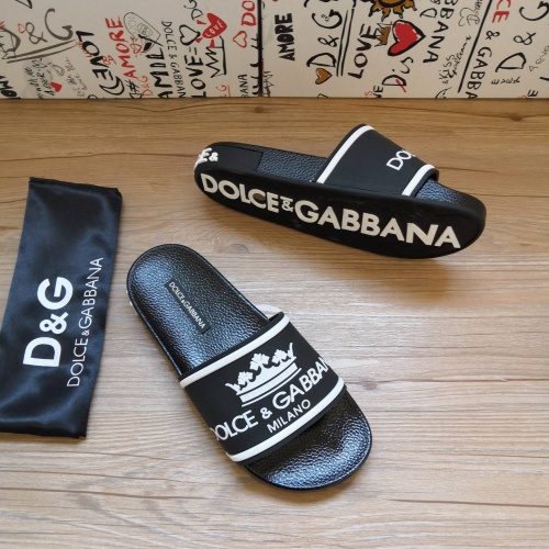 Replica Dolce & Gabbana D&G Slippers For Women #1177214 $48.00 USD for Wholesale