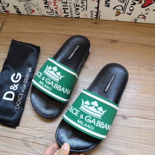 Replica Dolce & Gabbana D&G Slippers For Women #1177216 $48.00 USD for Wholesale