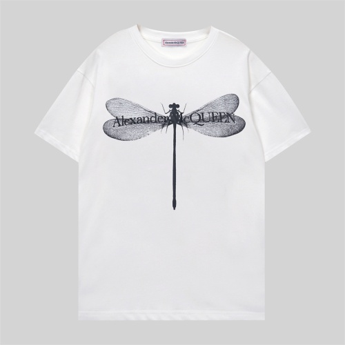 Alexander McQueen T-shirts Short Sleeved For Unisex #1178333, $32.00 USD, [ITEM#1178333], Alexander McQueen T-shirts