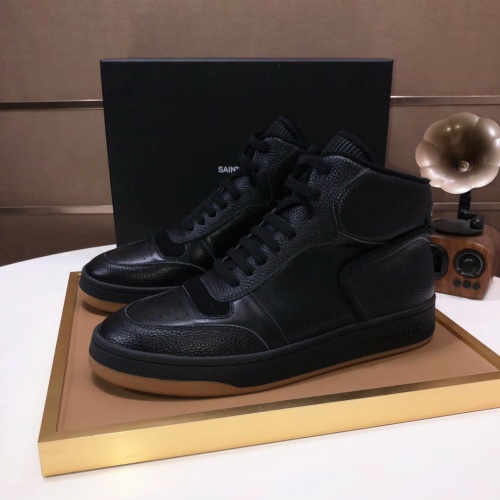 Replica Yves Saint Laurent YSL High Tops Shoes For Men #1178772 $98.00 USD for Wholesale