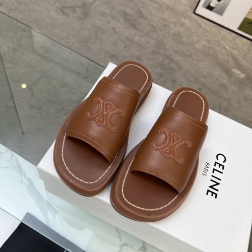 Replica Celine Slippers For Women #1180039 $82.00 USD for Wholesale