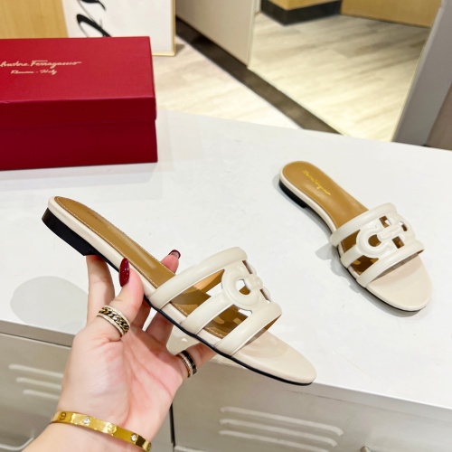 Replica Salvatore Ferragamo Slippers For Women #1180310 $80.00 USD for Wholesale