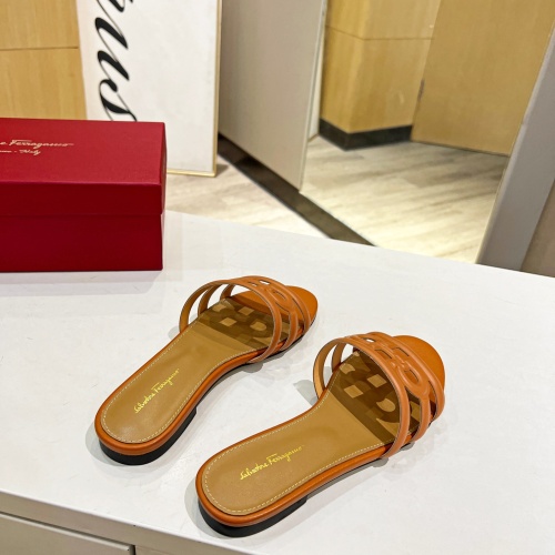 Replica Salvatore Ferragamo Slippers For Women #1180316 $80.00 USD for Wholesale