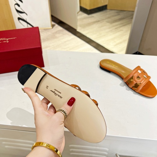 Replica Salvatore Ferragamo Slippers For Women #1180316 $80.00 USD for Wholesale