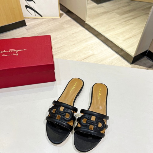 Replica Salvatore Ferragamo Slippers For Women #1180318 $80.00 USD for Wholesale