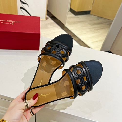 Replica Salvatore Ferragamo Slippers For Women #1180318 $80.00 USD for Wholesale