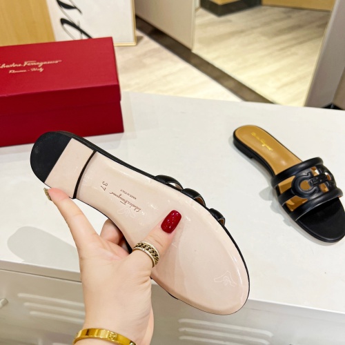 Replica Salvatore Ferragamo Slippers For Women #1180318 $80.00 USD for Wholesale