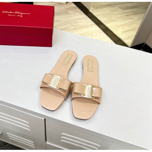 Replica Salvatore Ferragamo Slippers For Women #1180360 $80.00 USD for Wholesale