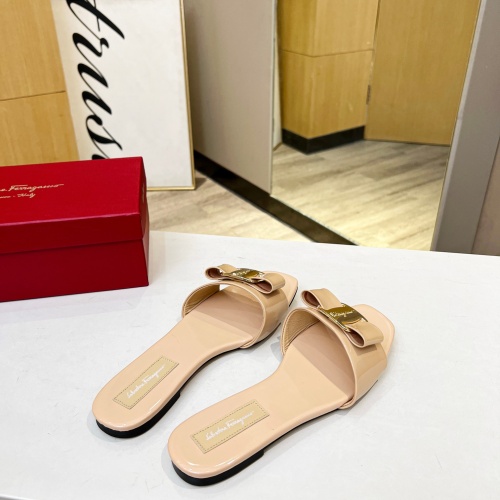 Replica Salvatore Ferragamo Slippers For Women #1180360 $80.00 USD for Wholesale