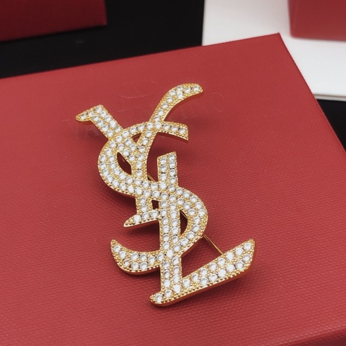 Replica Yves Saint Laurent Brooches For Women #1182329 $32.00 USD for Wholesale