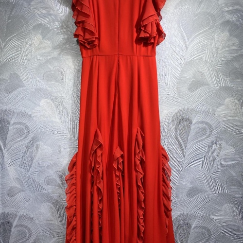 Replica Valentino Dresses Sleeveless For Women #1183281 $128.00 USD for Wholesale