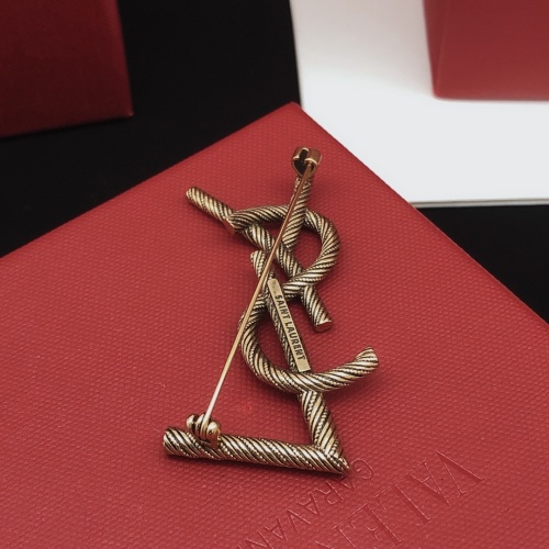 Replica Yves Saint Laurent Brooches For Women #1184158 $27.00 USD for Wholesale