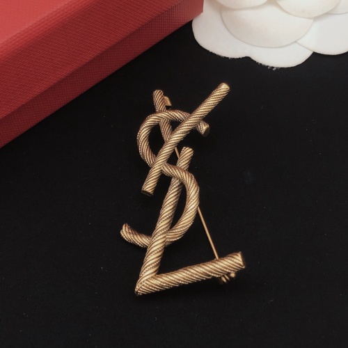 Replica Yves Saint Laurent Brooches For Women #1184158 $27.00 USD for Wholesale