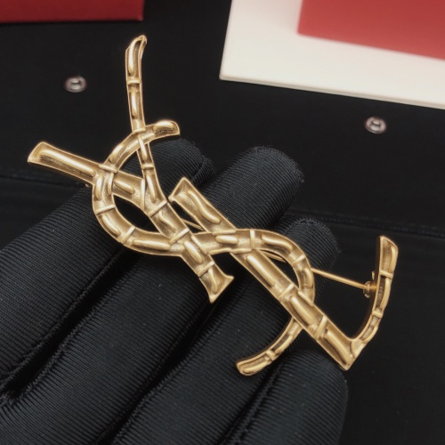 Replica Yves Saint Laurent Brooches For Women #1184177 $27.00 USD for Wholesale