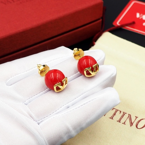 Replica Valentino Earrings For Women #1184422 $25.00 USD for Wholesale