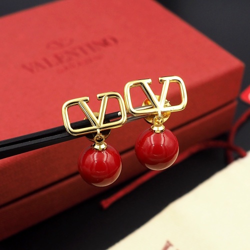 Replica Valentino Earrings For Women #1184423 $25.00 USD for Wholesale