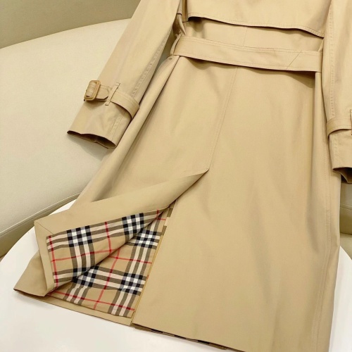 Replica Burberry Trench Coat Long Sleeved For Women #1184482 $160.00 USD for Wholesale