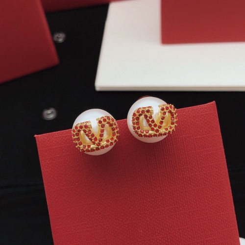 Replica Valentino Earrings For Women #1184841 $27.00 USD for Wholesale