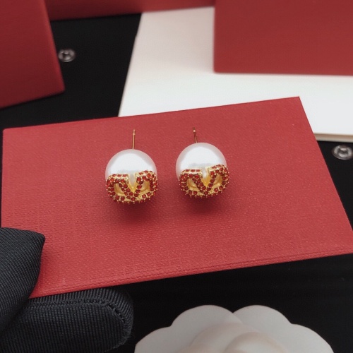 Replica Valentino Earrings For Women #1184841 $27.00 USD for Wholesale