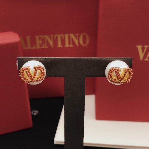 Replica Valentino Earrings For Women #1184841 $27.00 USD for Wholesale