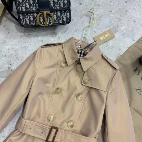 Replica Burberry Trench Coat Long Sleeved For Women #1184868 $160.00 USD for Wholesale