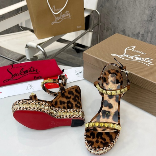 Replica Christian Louboutin Sandal For Women #1185077 $98.00 USD for Wholesale