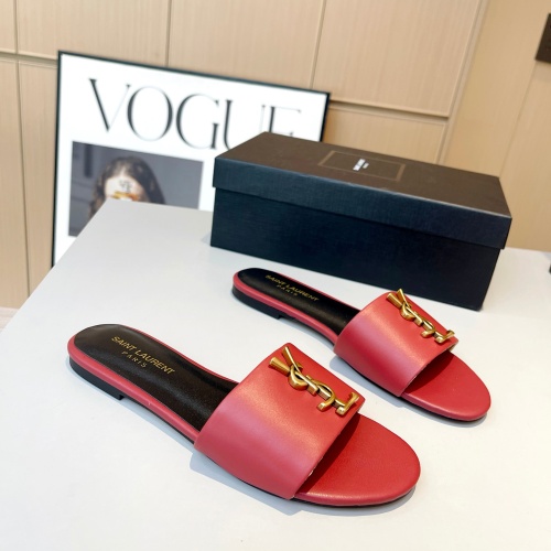 Replica Yves Saint Laurent YSL Slippers For Women #1185142 $76.00 USD for Wholesale