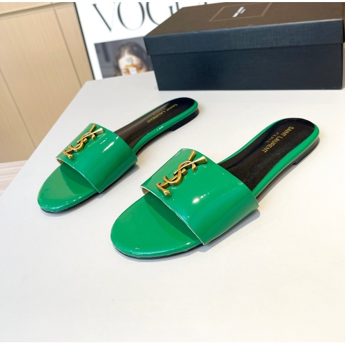 Replica Yves Saint Laurent YSL Slippers For Women #1185190 $76.00 USD for Wholesale