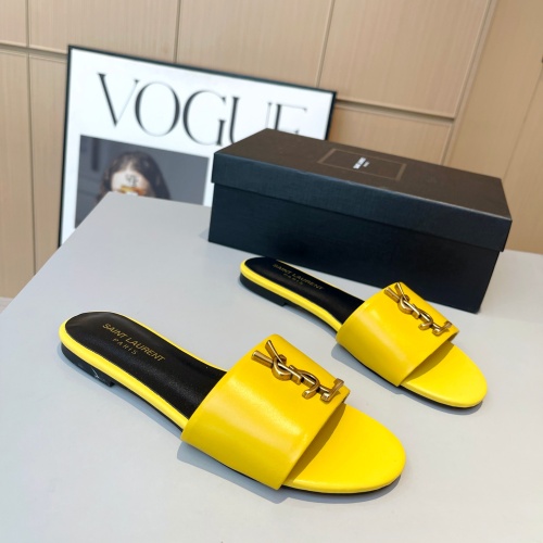 Replica Yves Saint Laurent YSL Slippers For Women #1185193 $76.00 USD for Wholesale