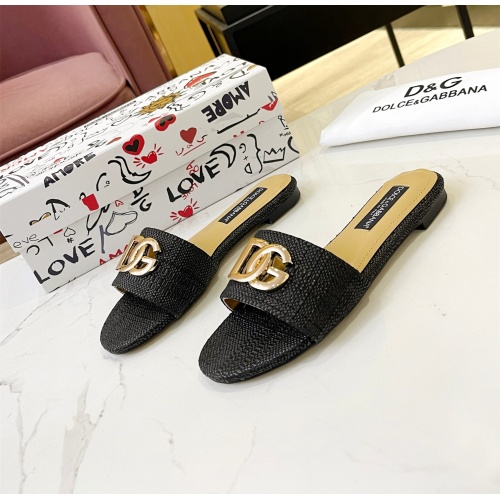 Dolce &amp; Gabbana D&amp;G Slippers For Women #1185332, $76.00 USD, [ITEM#1185332], Dolce &amp; Gabbana D&amp;G Slippers