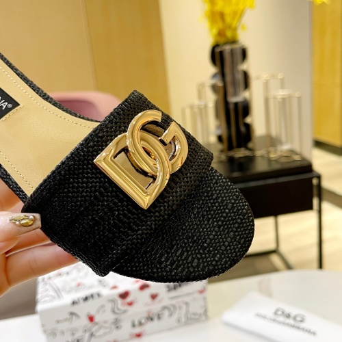 Replica Dolce & Gabbana D&G Slippers For Women #1185332 $76.00 USD for Wholesale