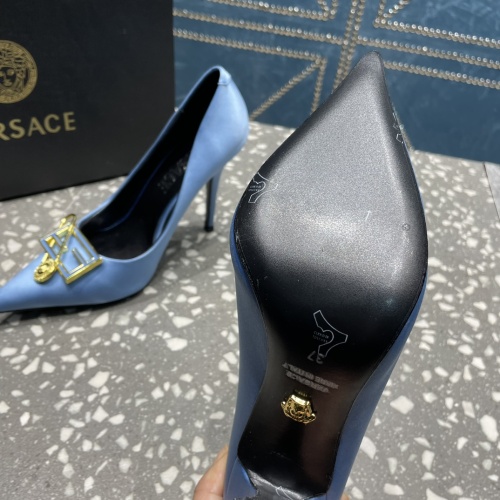 Replica Versace High-Heeled Shoes For Women #1185598 $115.00 USD for Wholesale