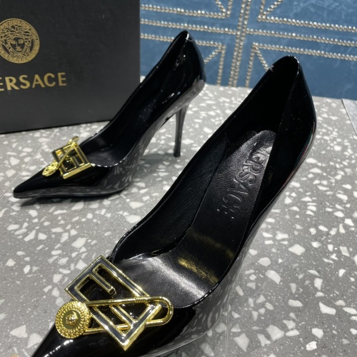 Replica Versace High-Heeled Shoes For Women #1185602 $115.00 USD for Wholesale