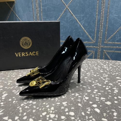 Replica Versace High-Heeled Shoes For Women #1185602 $115.00 USD for Wholesale