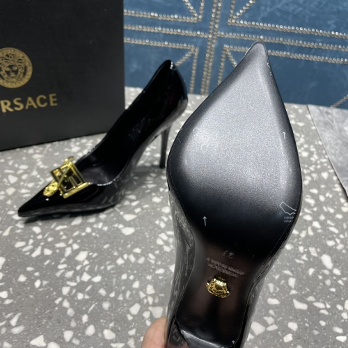 Replica Versace High-Heeled Shoes For Women #1185602 $115.00 USD for Wholesale