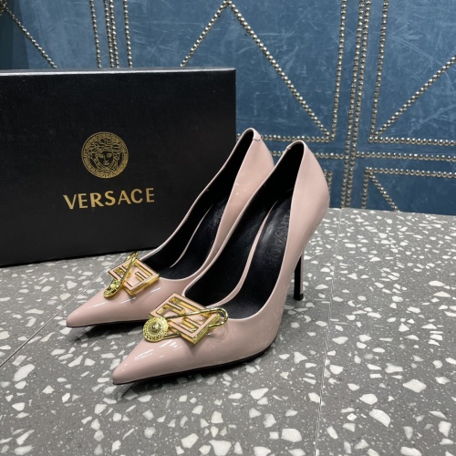 Replica Versace High-Heeled Shoes For Women #1185603 $115.00 USD for Wholesale