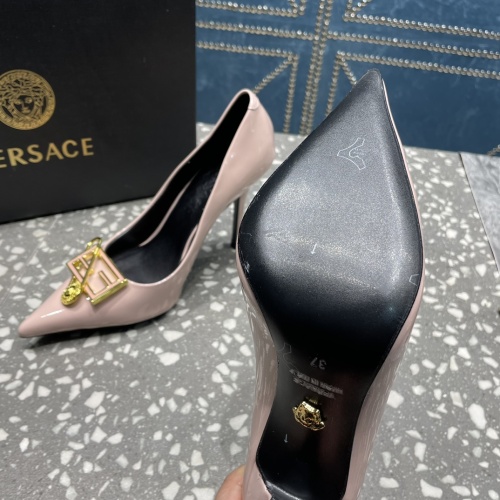 Replica Versace High-Heeled Shoes For Women #1185603 $115.00 USD for Wholesale