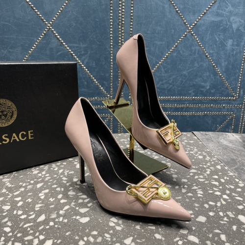 Replica Versace High-Heeled Shoes For Women #1185603 $115.00 USD for Wholesale