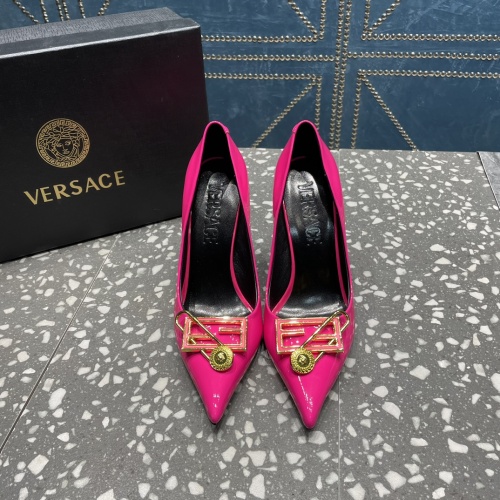 Replica Versace High-Heeled Shoes For Women #1185604 $115.00 USD for Wholesale