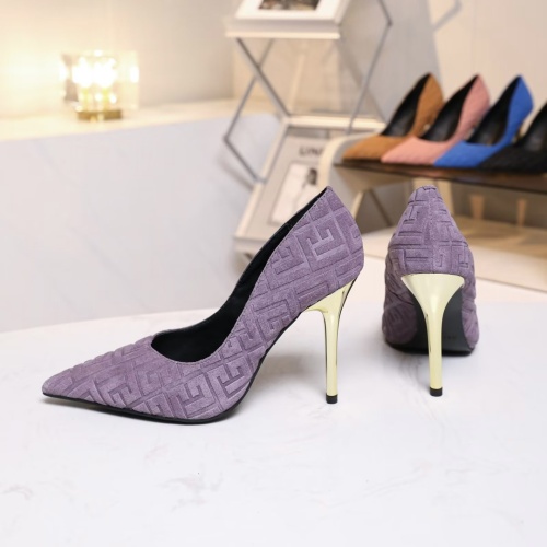 Replica Balmain High-Heeled Shoes For Women #1185909 $80.00 USD for Wholesale