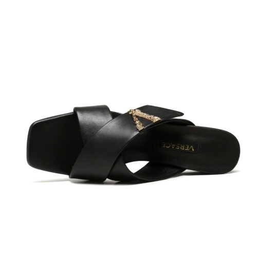 Replica Versace Slippers For Women #1185985 $80.00 USD for Wholesale